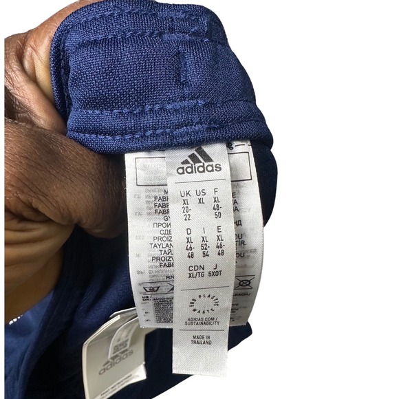 Adidas Entrada 22 Women's Training Pants Size XL Navy Blue Sports Joggers - Picture 9 of 14